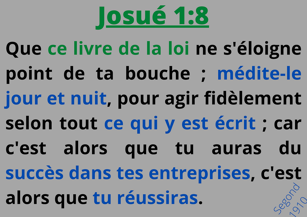 Apprendre la Bible